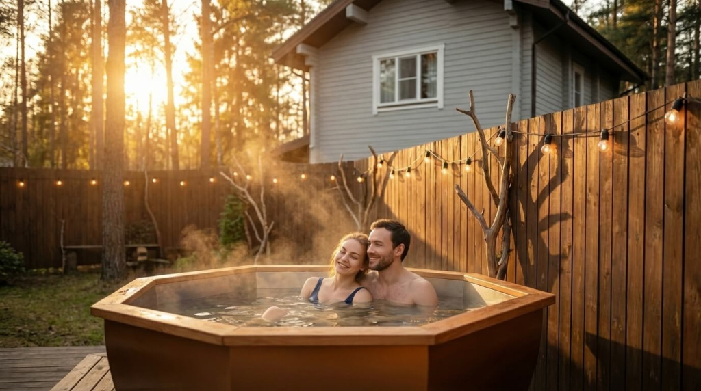 Коттедж с сауной для двоих